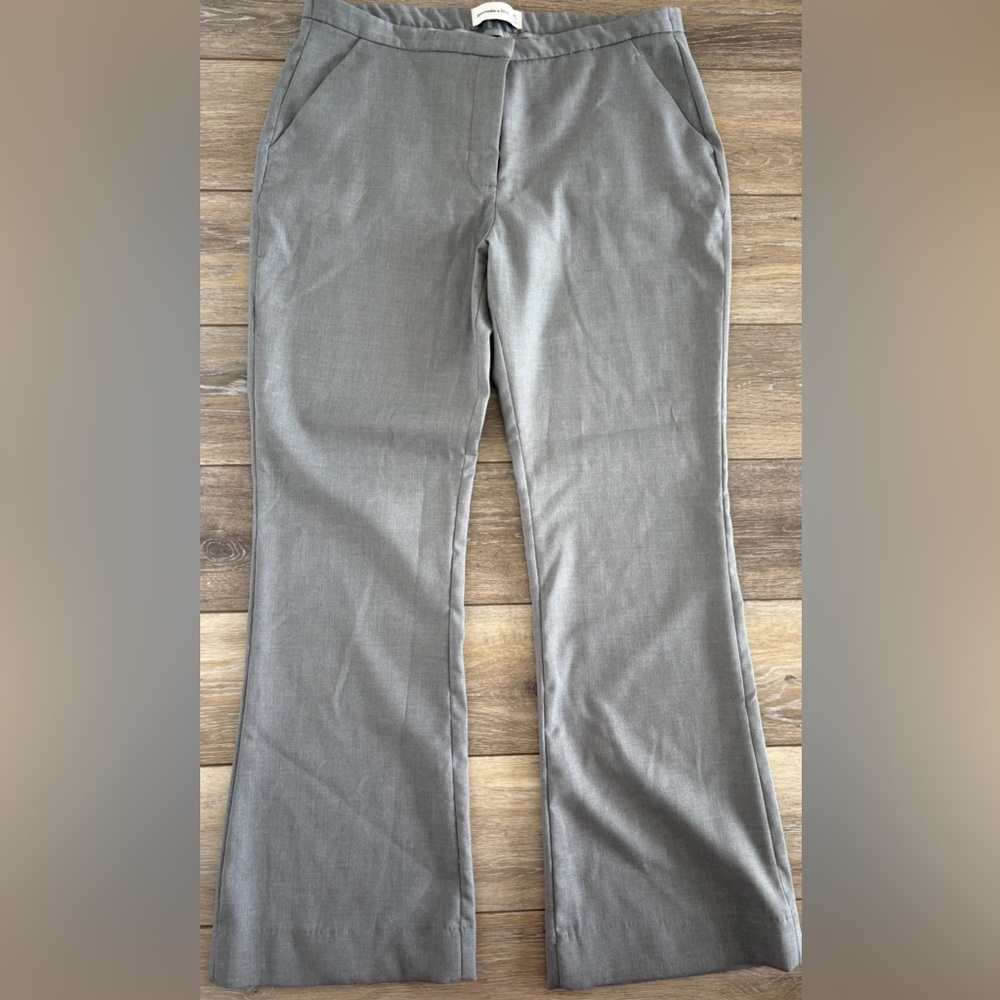 Abercrombie & Fitch Charcoal Wide Leg Pants